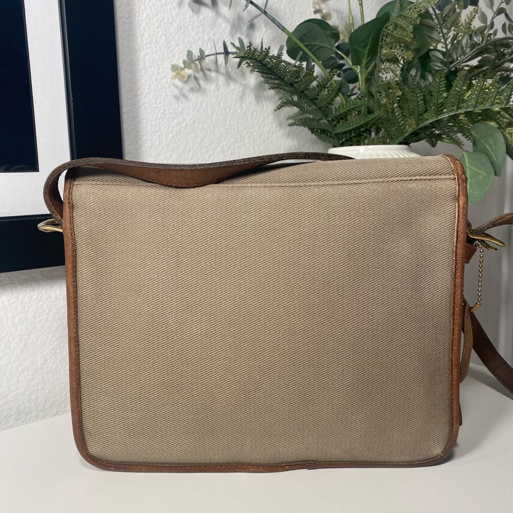 Coach Vintage 1970’s-80’s RARE Twill Shoulder Bag - Picture 3 of 16